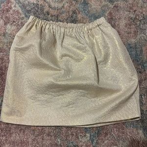 Anthropology Pins and Needles‎ size M metallic mini skirt.